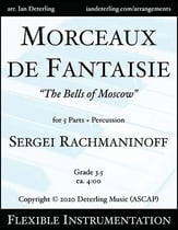 Morceaux de Fantaisie Concert Band sheet music cover